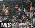 31.01.2026, Fussball 1. Bundesliga 2025/2026, 20.Spieltag, FC Augsburg - FC St. Pauli, in der WWK-Arena Augsburg. 
 Die Pauli Fans in der Gegnerischen Kurve

