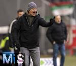 31.01.2026, Fussball 1. Bundesliga 2025/2026, 20.Spieltag, FC Augsburg - FC St. Pauli, in der WWK-Arena Augsburg. Trainer Alexander Blessin (FC St. Pauli) in Rage.