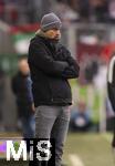 31.01.2026, Fussball 1. Bundesliga 2025/2026, 20.Spieltag, FC Augsburg - FC St. Pauli, in der WWK-Arena Augsburg. Trainer Alexander Blessin (FC St. Pauli) nachdenklich 