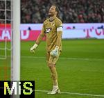 08.02.2026, Fussball Bundesliga 2025/2026, 21.Spieltag, FC Bayern München - TSG 1899 Hoffenheim, in der Allianz-Arena München,   Torwart Oliver Baumann (TSG 1899 Hoffenheim) unzufrieden


