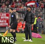 08.02.2026, Fussball Bundesliga 2025/2026, 21.Spieltag, FC Bayern München - TSG 1899 Hoffenheim, in der Allianz-Arena München,   Trainer Vincent Kompany (FC Bayern München) unzufrieden.


