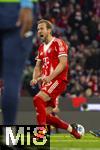 08.02.2026, Fussball Bundesliga 2025/2026, 21.Spieltag, FC Bayern München - TSG 1899 Hoffenheim, in der Allianz-Arena München, Torjubel Harry Kane (FC Bayern München) 