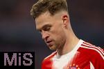 08.02.2026, Fussball Bundesliga 2025/2026, 21.Spieltag, FC Bayern München - TSG 1899 Hoffenheim, in der Allianz-Arena München,  Joshua Kimmich (FC Bayern München) nachdenklich 