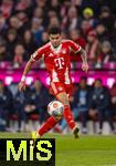 08.02.2026, Fussball Bundesliga 2025/2026, 21.Spieltag, FC Bayern München - TSG 1899 Hoffenheim, in der Allianz-Arena München,  Luis Diaz (FC Bayern München) am Ball 