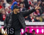 08.02.2026, Fussball Bundesliga 2025/2026, 21.Spieltag, FC Bayern München - TSG 1899 Hoffenheim, in der Allianz-Arena München,  Trainer Vincent Kompany (FC Bayern München) in Rage