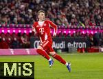 08.02.2026, Fussball Bundesliga 2025/2026, 21.Spieltag, FC Bayern München - TSG 1899 Hoffenheim, in der Allianz-Arena München,  Lennart Karl (FC Bayern München) 