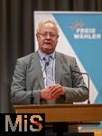 09.02.2026, Bad Wörishofen im Unterallgäu, Parteiveranstaltung zur Kommunalwahl 2026, Freie Wähler laden ein in den Kursaal. MdL Bernhard Pohl (Freie Wähler) hier am Rednerpult. 